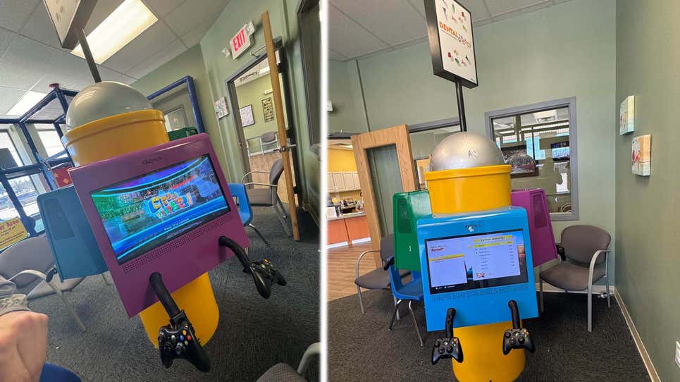 Image for Someone Found A McDonald's N64 Kiosk Filled With Xbox 360 Games In Their Dentist's Office