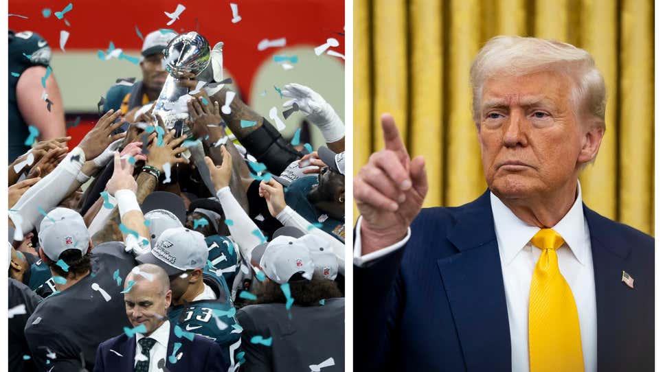 Image for MAGA Is Losing Their Minds After the Eagles Decline Trump's White House Invitation