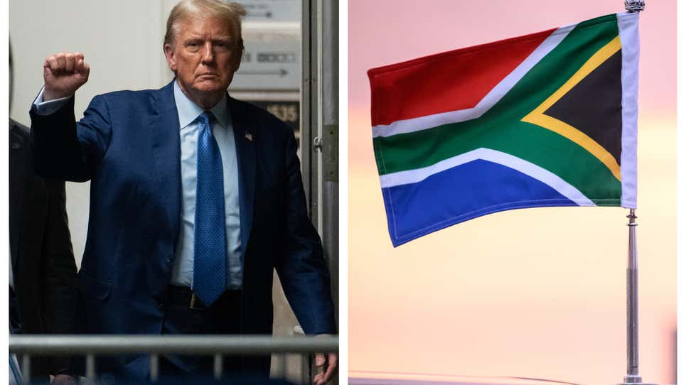 Image for Black America Reacts to Trump Welcoming White People From South Africa, a Nation That Brutalized Black People