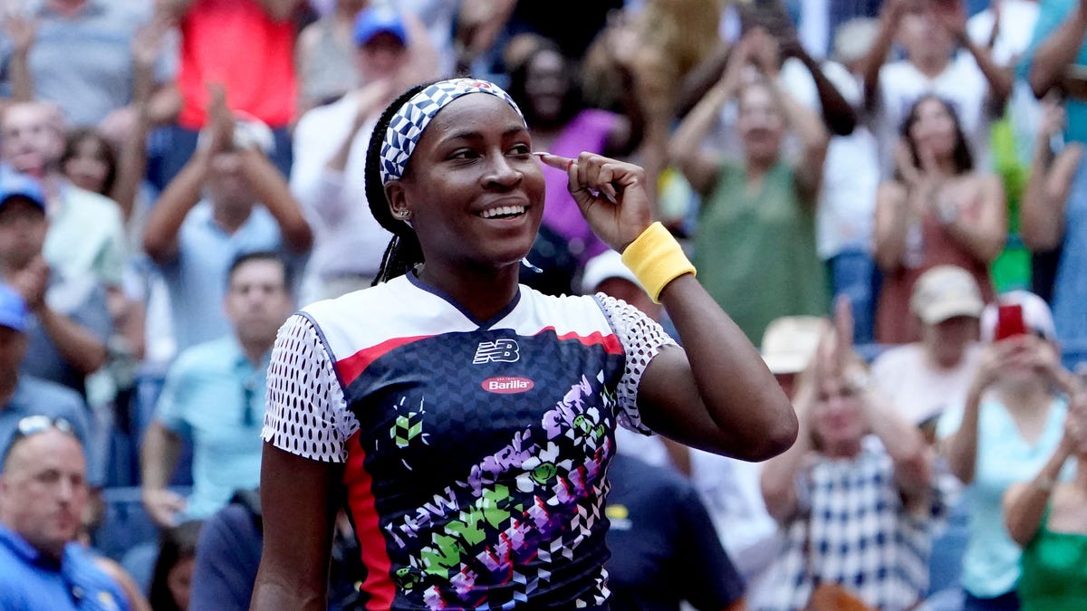 Coco Gauff Blasts 128 MPH Serve During US Open 2nd Round Win