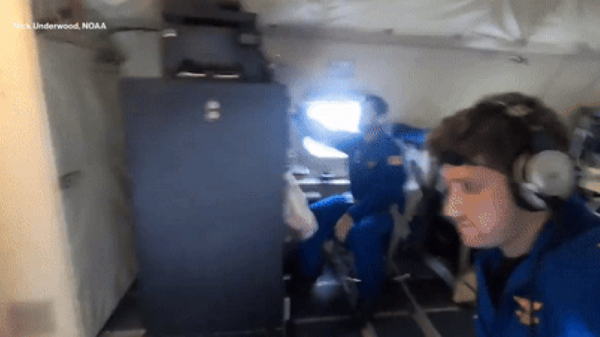 Hurricane Hunter Plane Flies Through The Heart Of Hurricane Milton While Folks On The Ground Evacuate