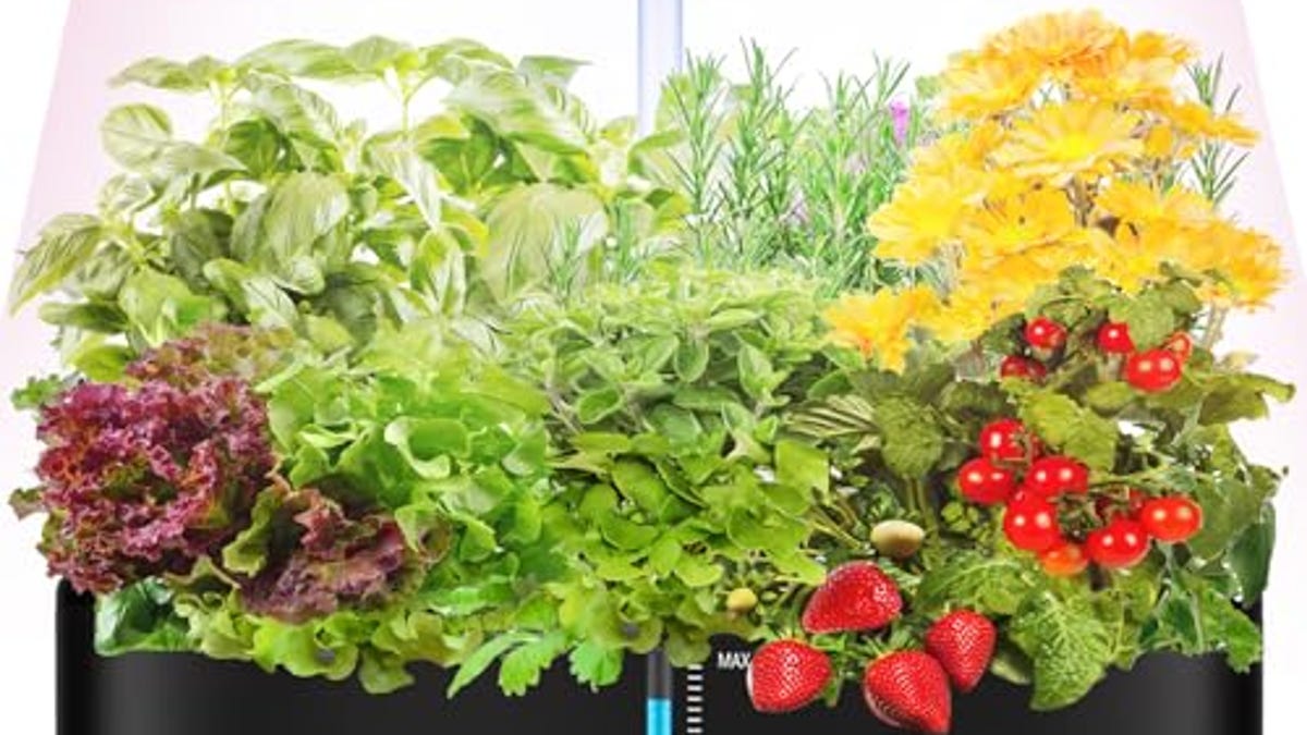Experience Effortless Indoor Gardening with Fulsren 12-Pod Hydroponic Indoor Garden System, 50% Off