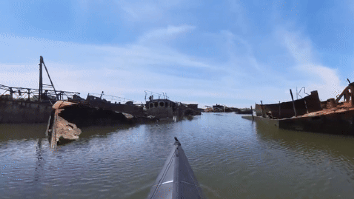 Head Inside Abandoned Ships At Staten Island’s Boat Graveyard