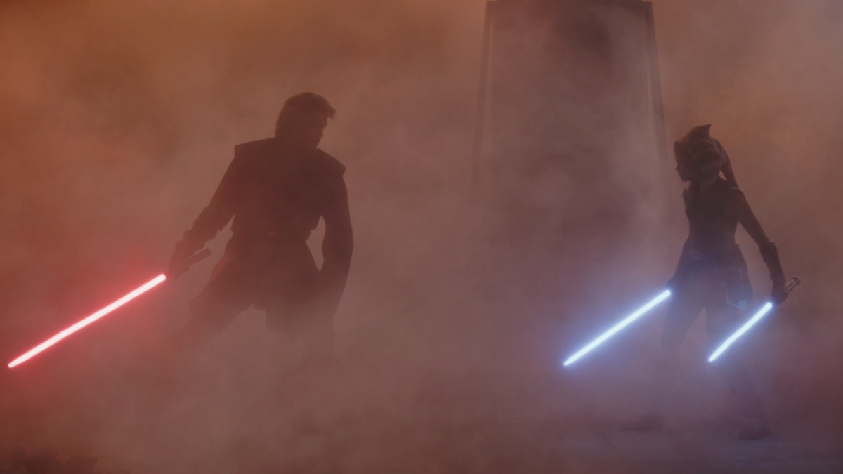 Ahsoka Episode 5 features Anakin Skywalker lightsaber fight