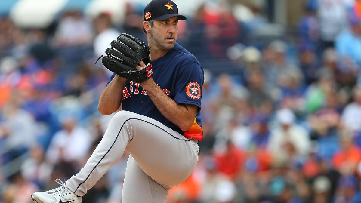 Free agent pitcher Justin Verlander looks good on the comeback trail