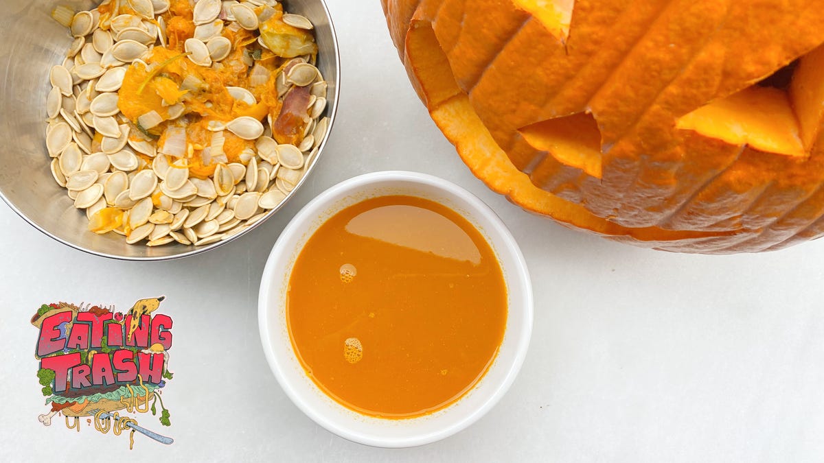 Turn Pumpkin Guts Into a Comforting, Flavorful Broth