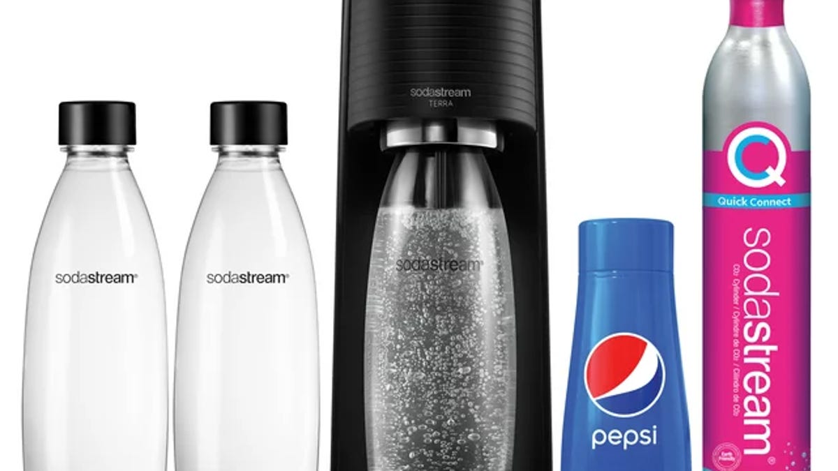 Enhance Your Beverages with SodaStream Terra Black Sparkling Water ...