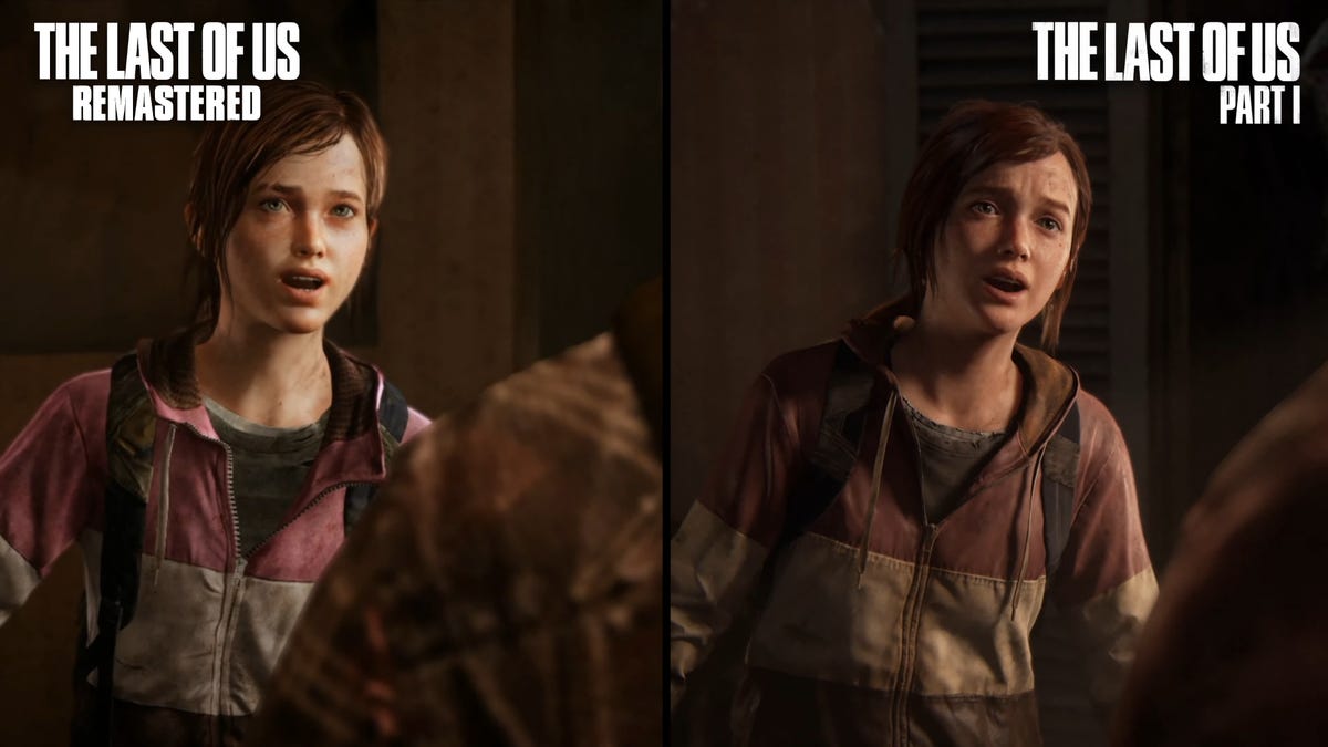 TLOU Remake Trailer Comparison