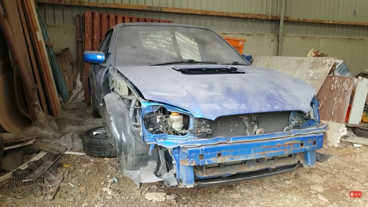 Watch An Abandoned Subaru WRX Come Roaring Back To Life