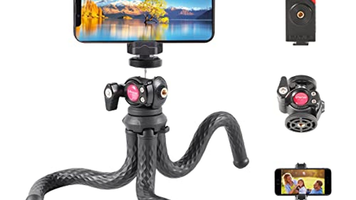 ULANZI FT-01 Phone Tripod with Holder, Now 34.31% Off