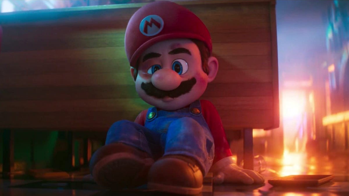 The entire Super Mario Bros. Movie is popping up on  and Twitter