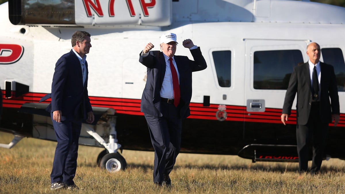 Donald Trump Claims To Have Nearly Died In ‘Complete B.S.’ Helicopter Crash With Kamala Harris’ Ex-Boyfriend [Update]