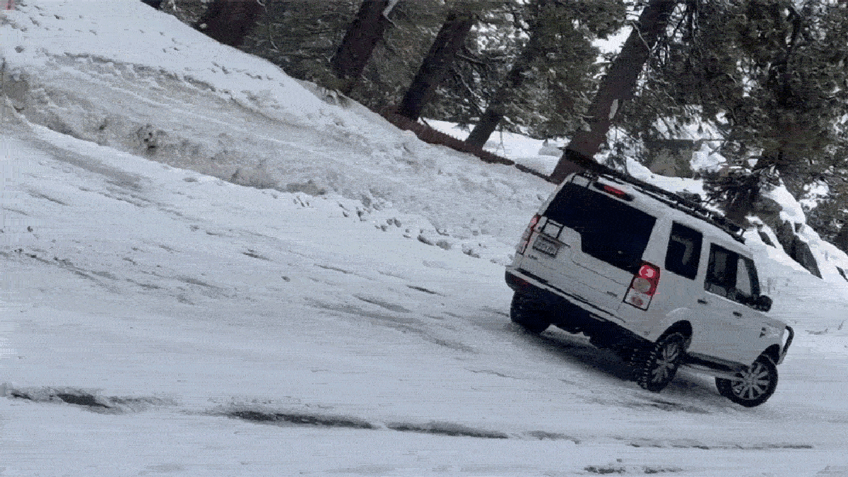 Watch Unprepared Drivers Slide Around In Lake Tahoe Snow