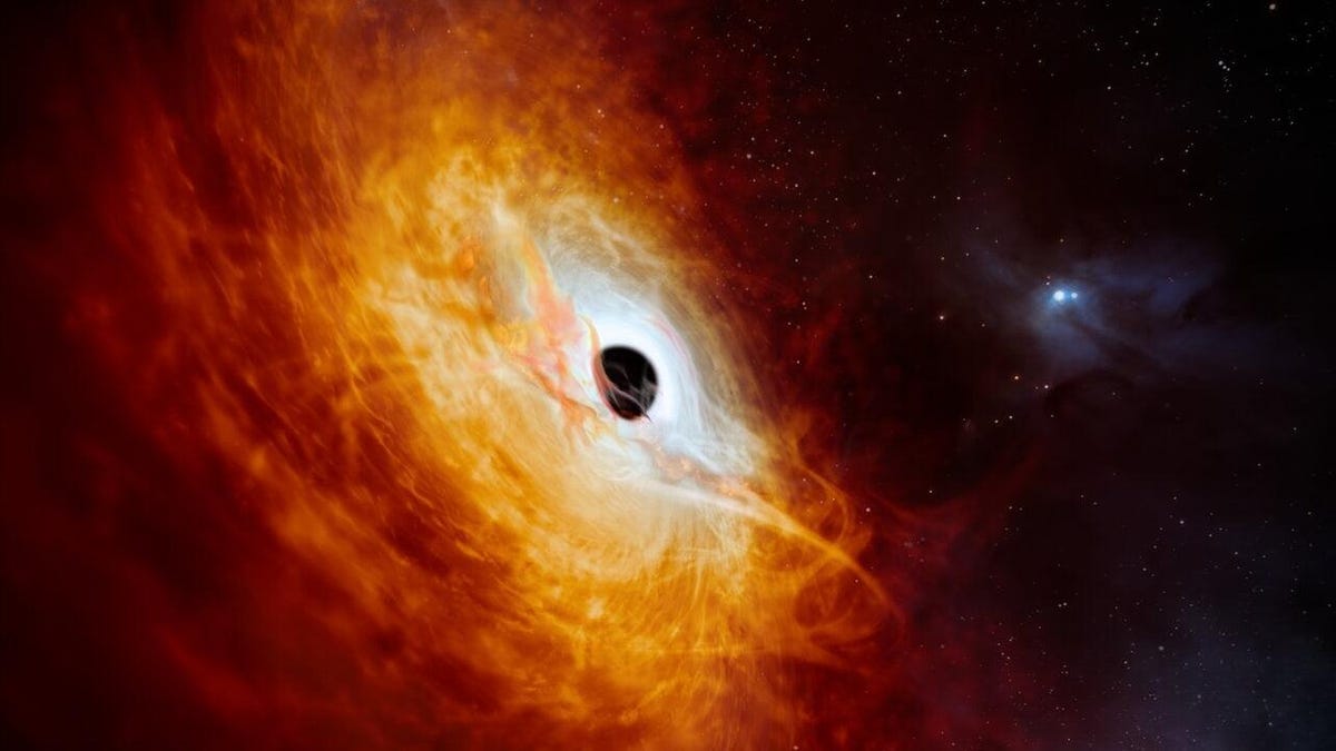 El agujero negro de más rápido crecimiento se está comiendo un sol por día