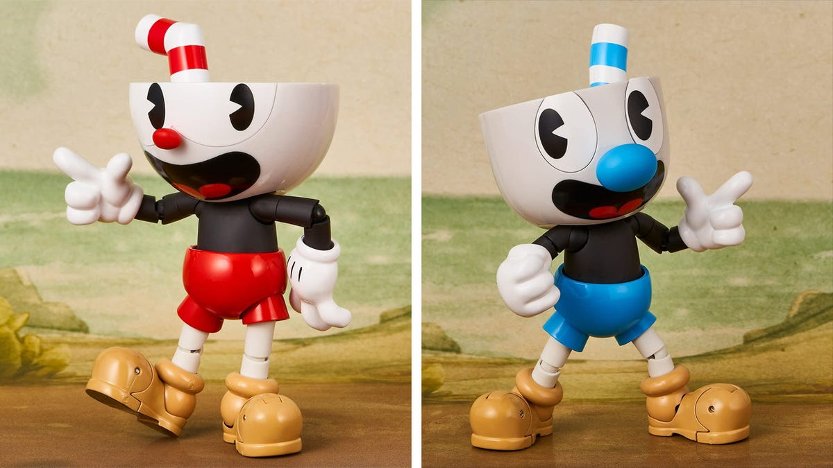 Cuphead best sale figures amazon