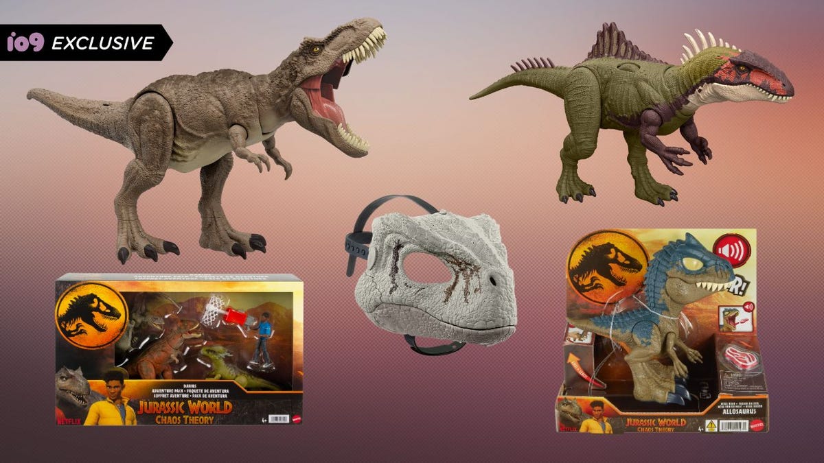 Los juguetes de la nueva teoría del caos de Jurassic World te darán un mordisco