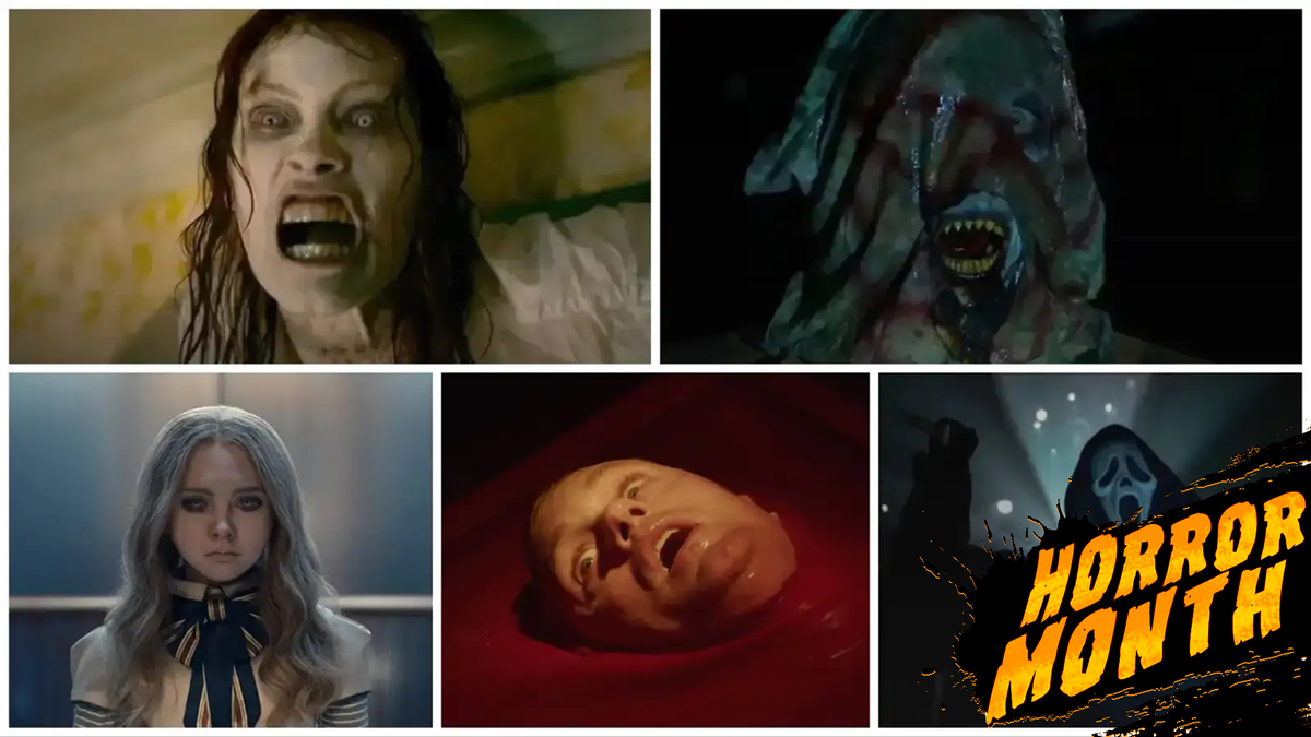 Evil Dead Rise (2023): Hidden on the top left and right edges of