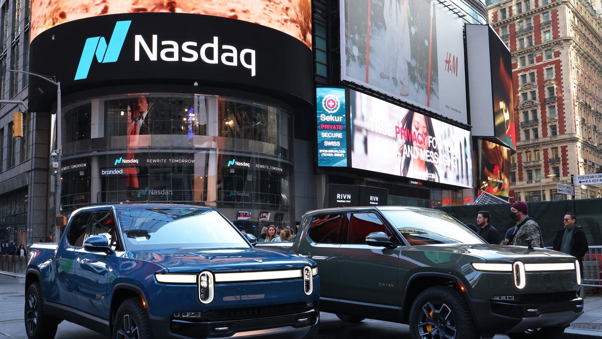 Tesla, Rivian, Ford and other automaker and EV stocks are sinking as the ...