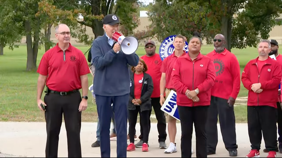 Joe Biden Becomes First Sitting President To Join A Picket Line