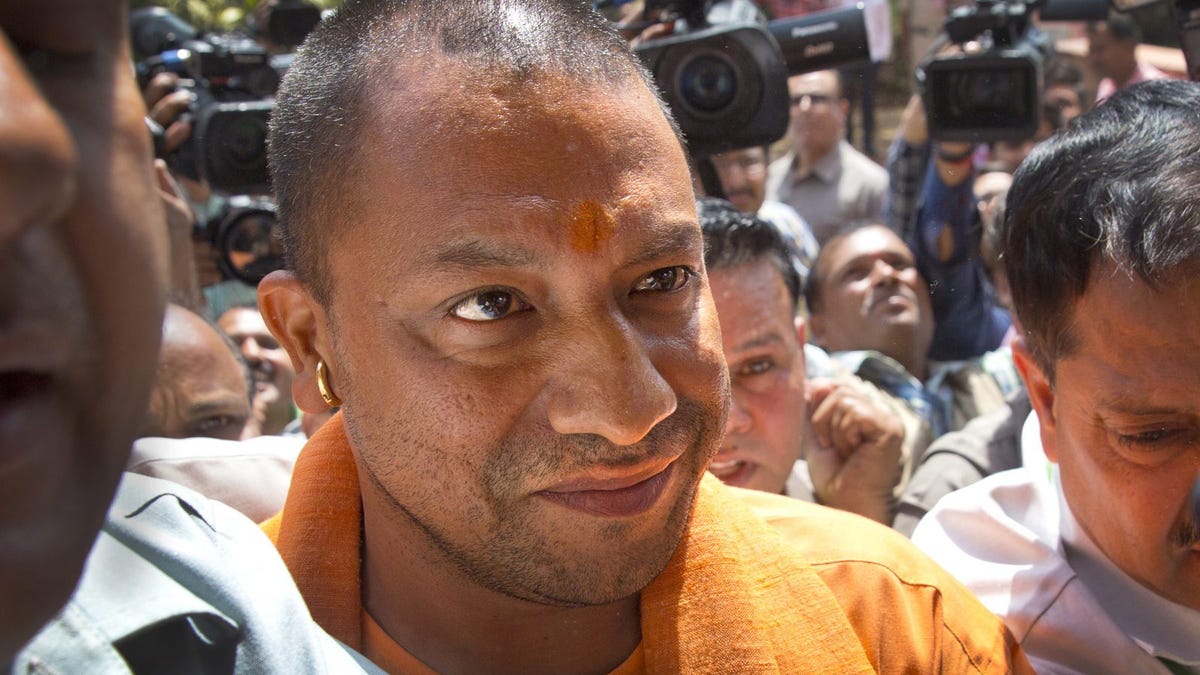 Yogi adityanath 🙈 🙉 🙊 : r/IndianArtAI