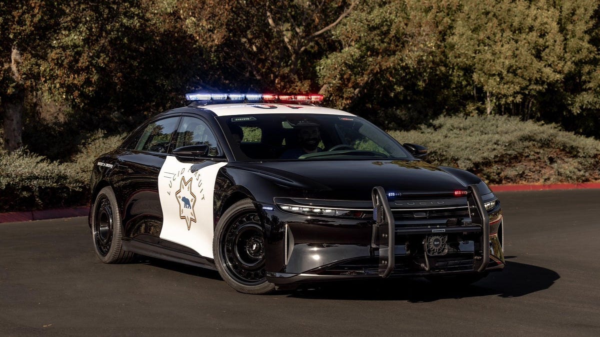 Lucid Pitches California’s Highway Patrol On Giving Its EVs A Chance To Become Cruisers