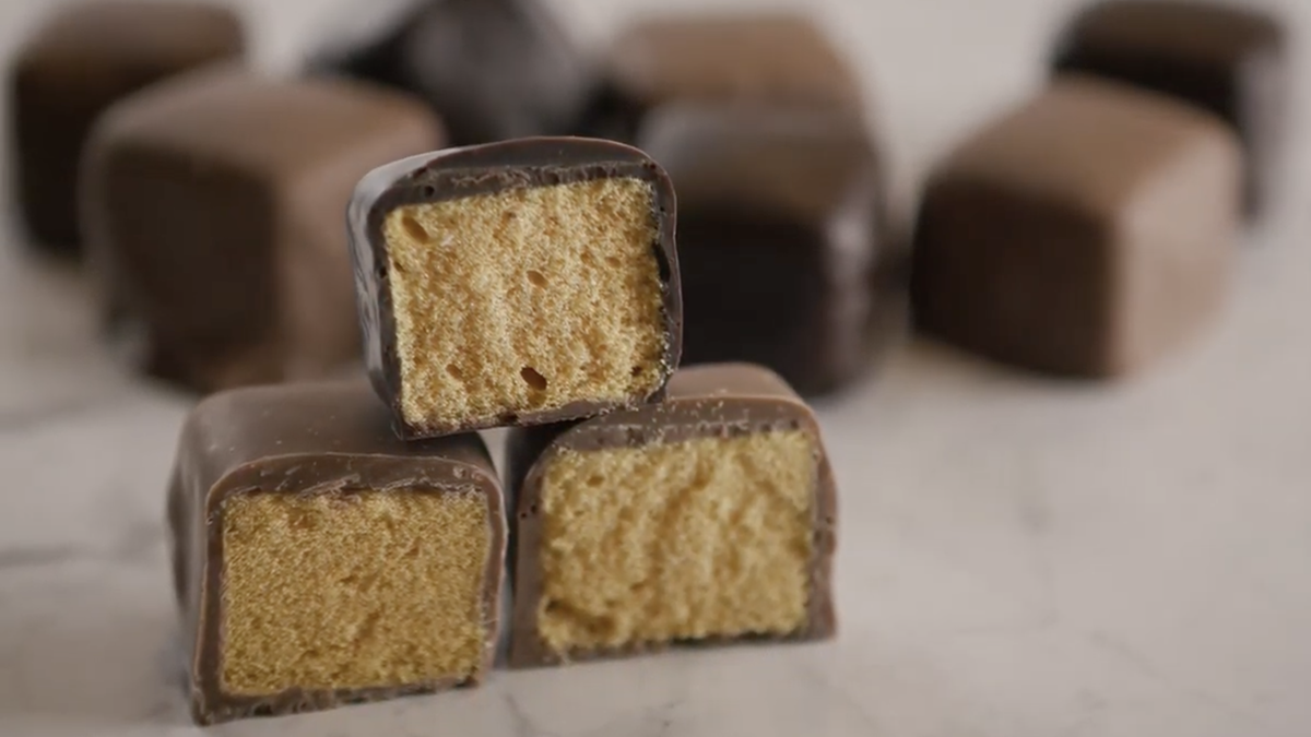 Dark Chocolate Sponge Candy | Chocolate Sponge 