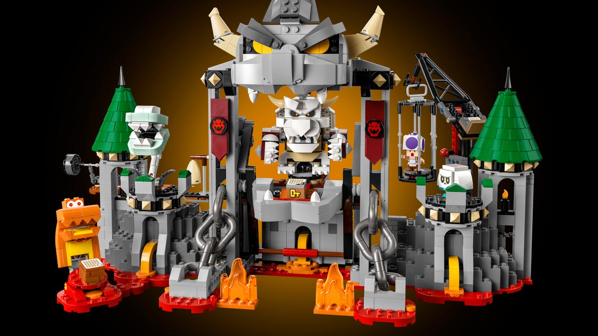 Lego Reveals Dry Bowser Mario Playset for Mario Day