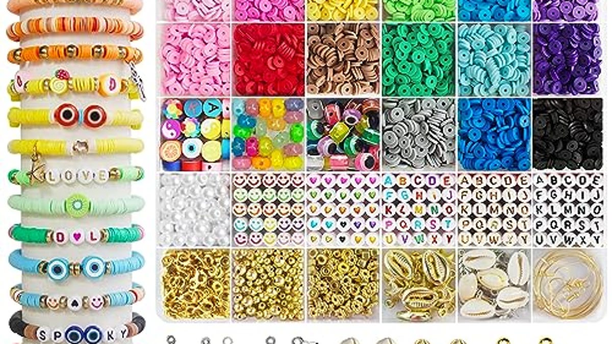 Redtwo Pcs Clay Beads Bracelet Making Kit Now Off