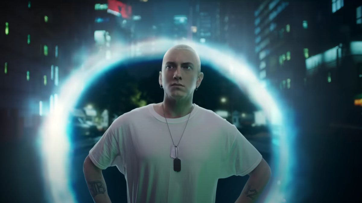 Eminem takes shots at Megan Thee Stallion and more in “Houdini” video