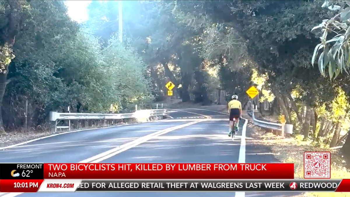 Two Cyclists Killed By Truck’s Lumber Load In California