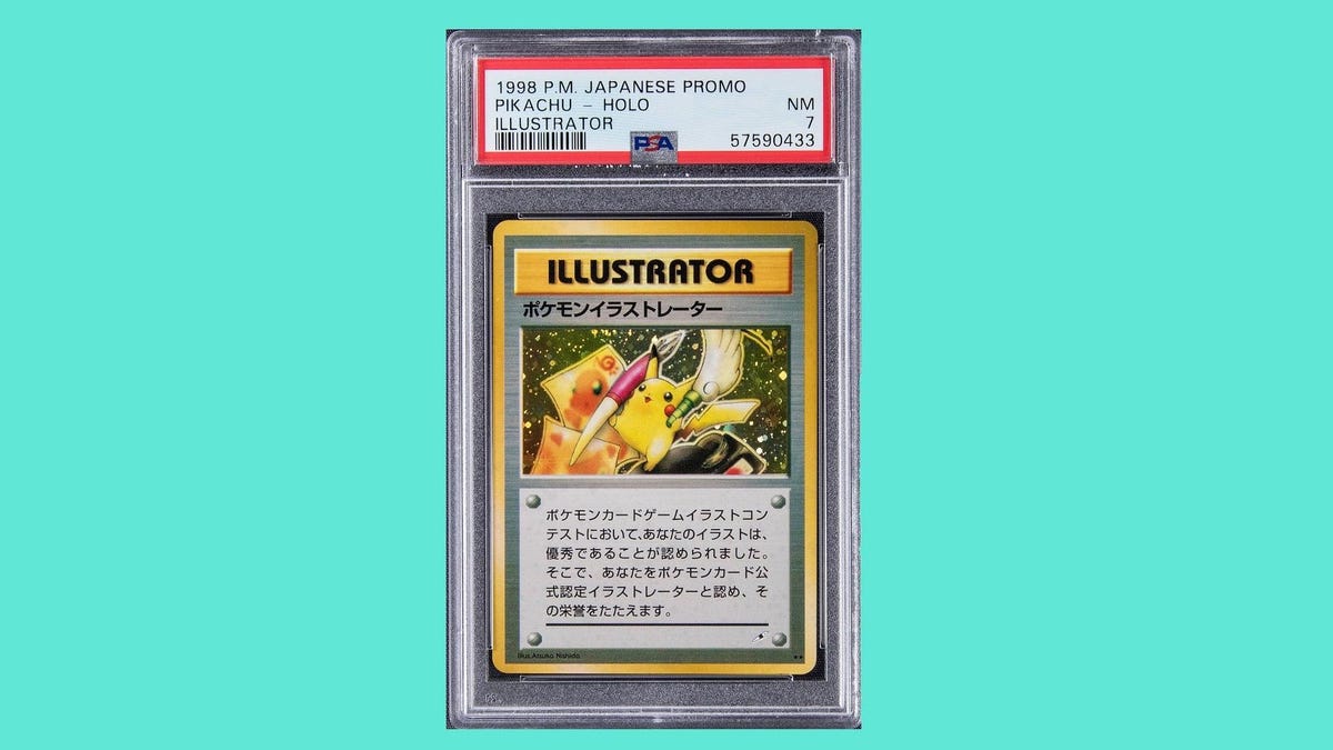 Pokemon Pikachu Illustrator Proxy *Most expensive and rarest Card* Values -  MAVIN