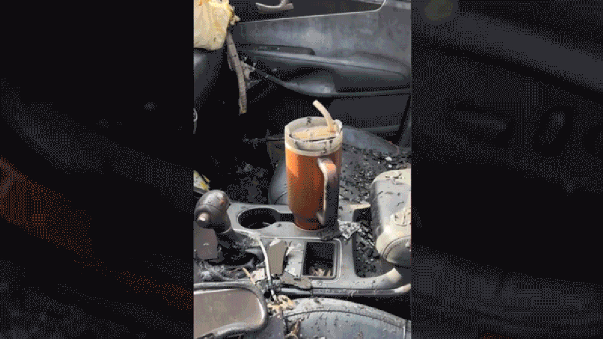 Stanley Tumbler Survives Car Fire, Stanley Wants To Replace Car