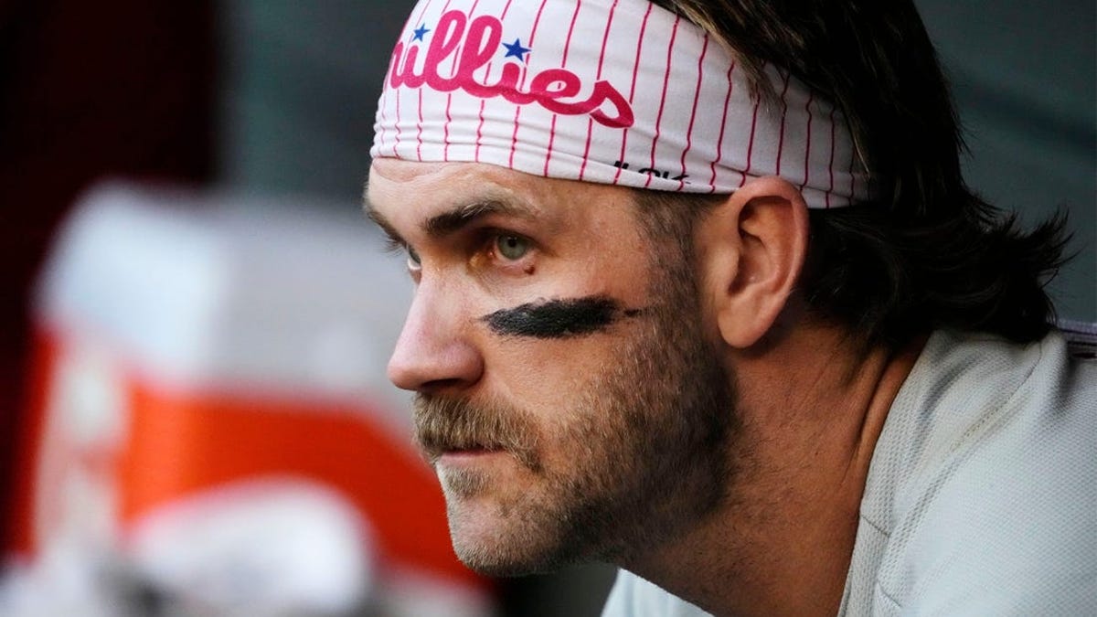 Bryce Harper's headband collection continues to grow with latest