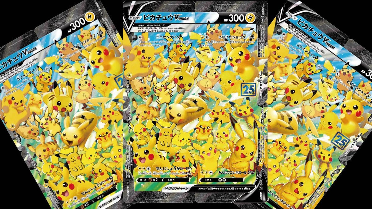 Pokémon TCG 25th Anniversary Set Gives Classic Pikachu A Full Art