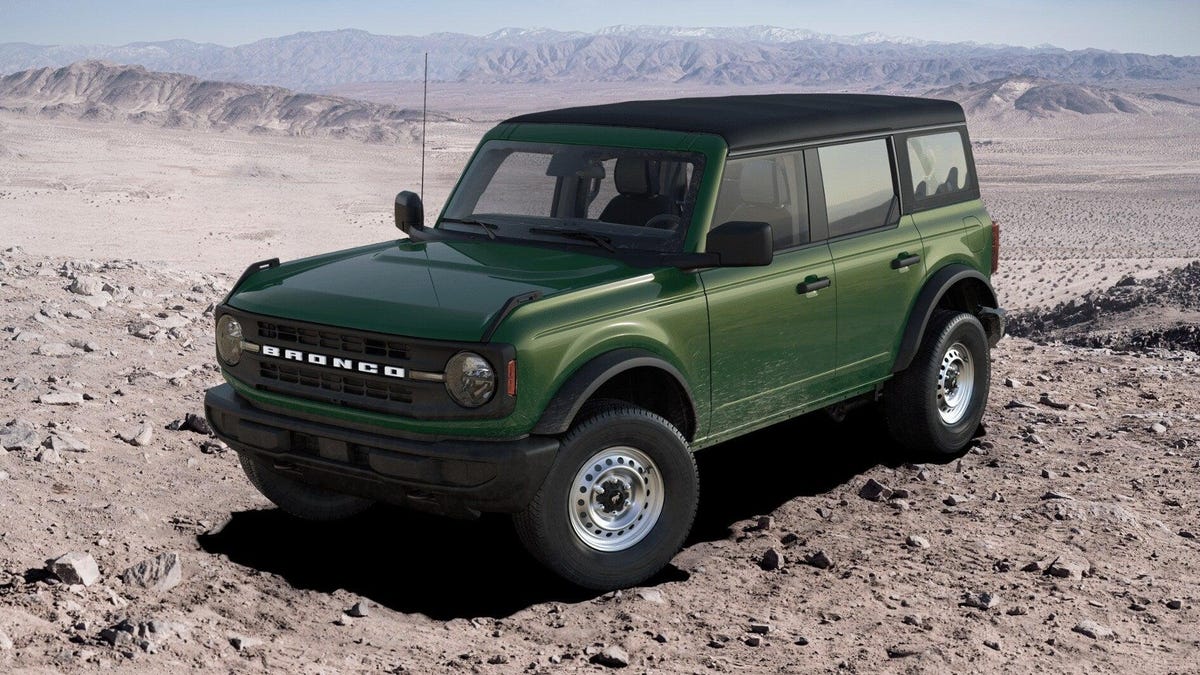 Base Ford Bronco Returns With A Starting Price Under ,000