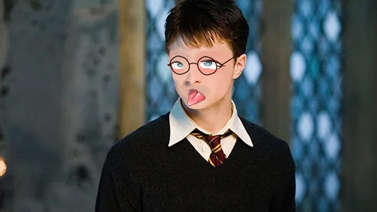 Harry Potter RPG Pulls Hentai Porn Ahegao Faces Hiding In Game