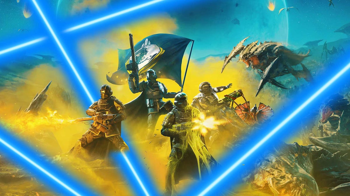 Helldivers 2 is full of strange blue lasers, fans have a theory
