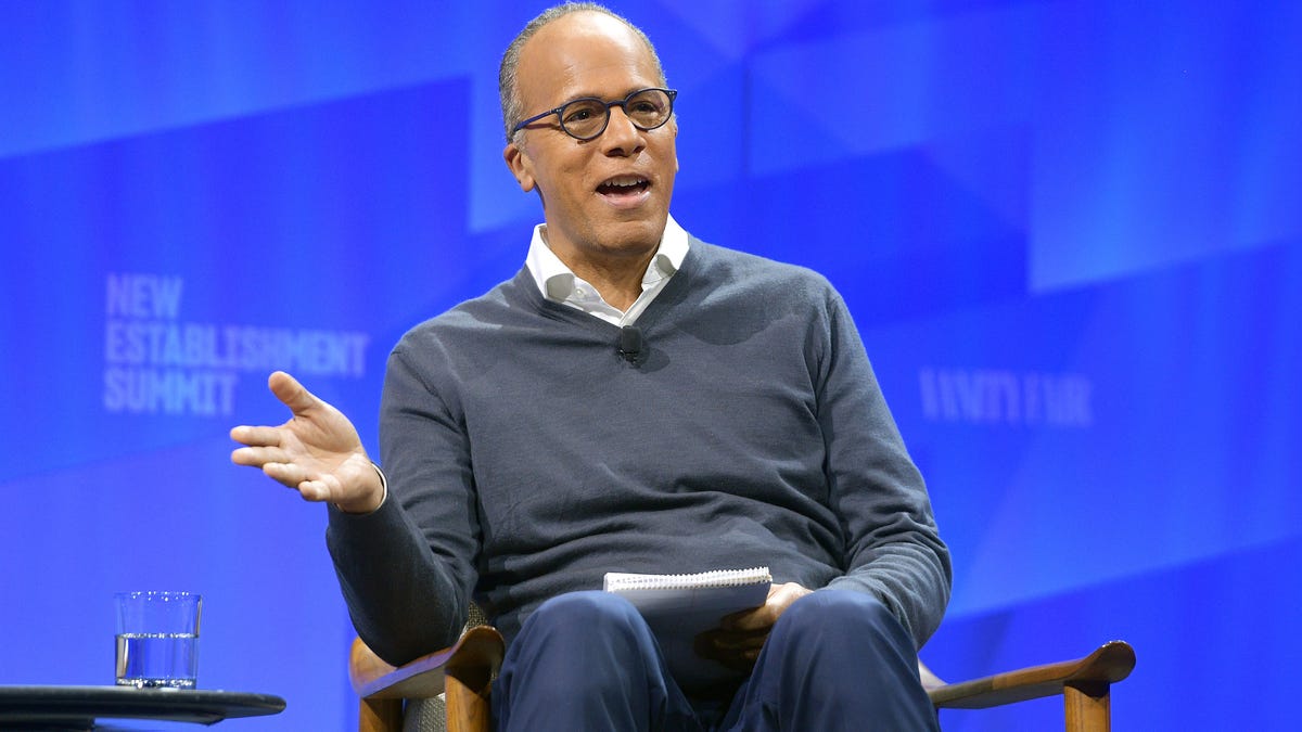 NBC Host Lester Holt Is Working On a Tell-All Book, And It's Not What You Think