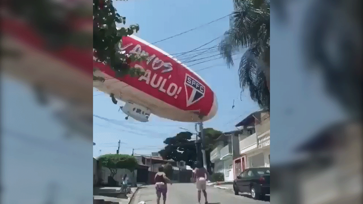 Sports Team Blimp Crashes Into Neighborhood Ahead Of Loss