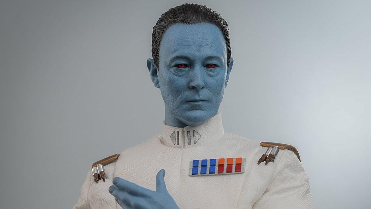 Grand Admiral Thrawn Hot Toys From Star Wars Ahsoka Coming Soon