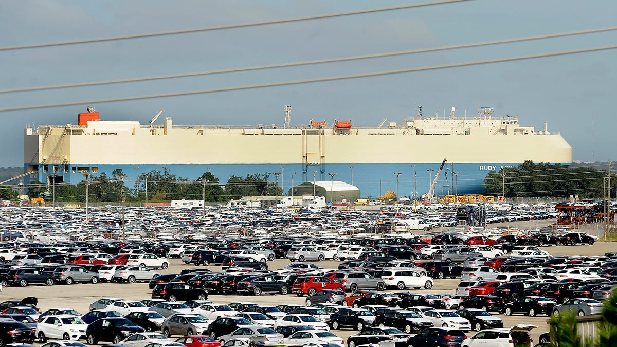 Georgia seaports handled a record number of automobiles in 2023 while container trade dropped 16%