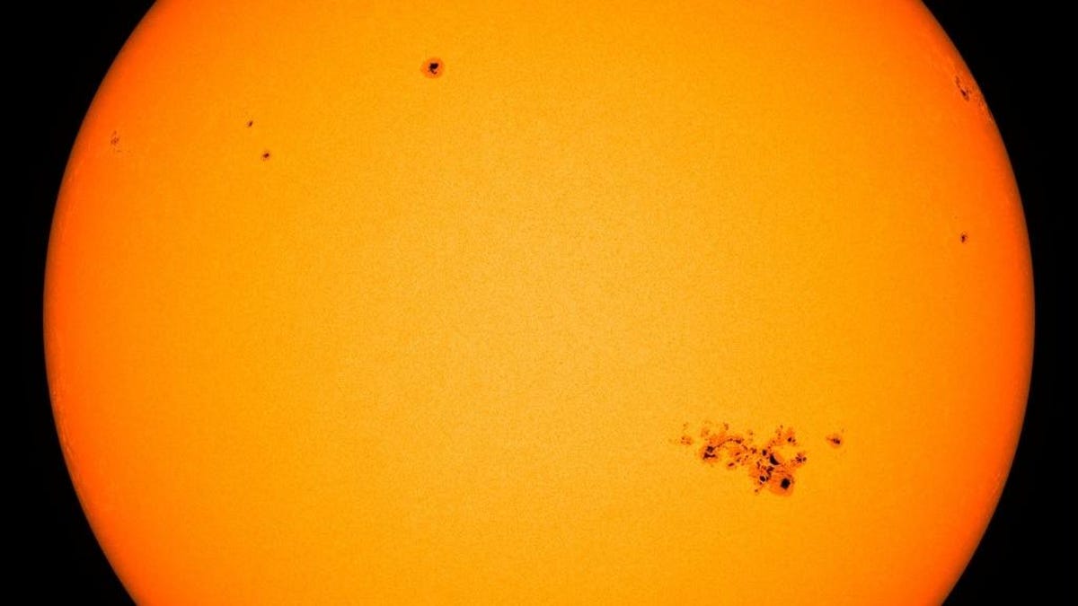 photo of Massive Sunspot Rivals the One Linked to Colossal Solar Storm in 1859 image