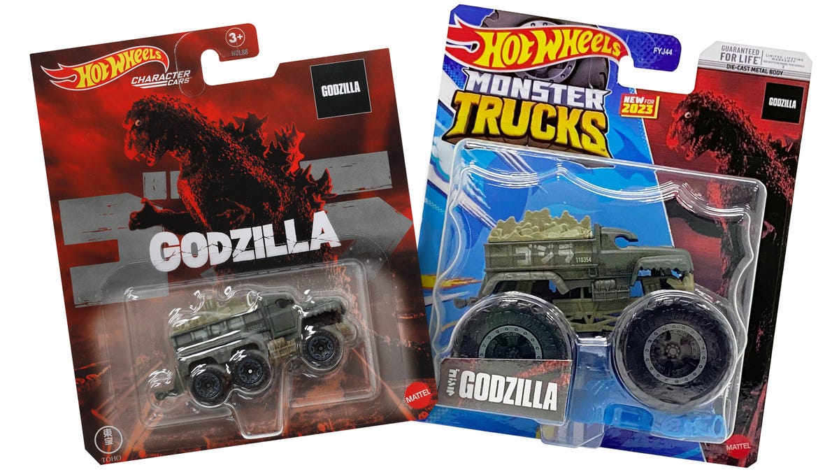 Godzilla Is Finally Getting Its Own Hot Wheels Cars
