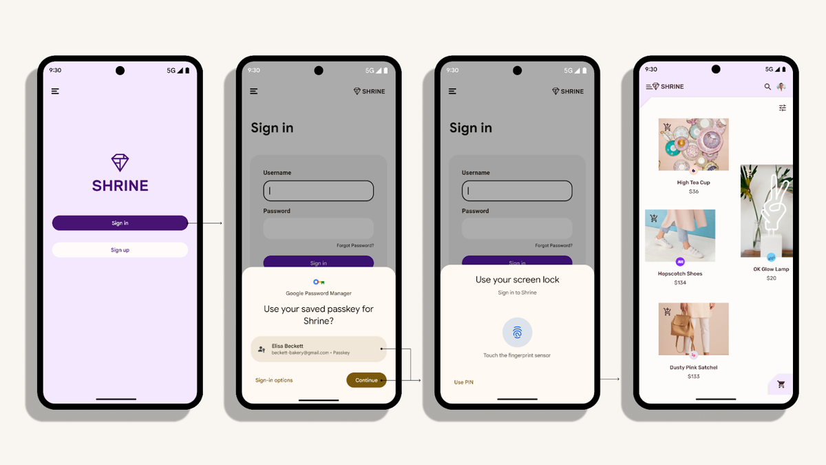 Android users will get Apple-like login features this week