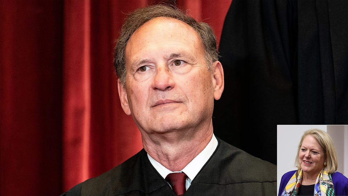 Samuel Alito Blames Upside-Down Flag On Wife Ginni Thomas