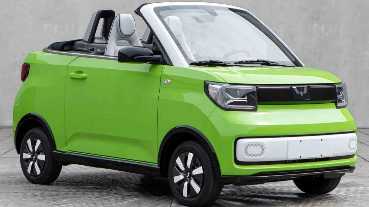 Small electric 2024 convertible car