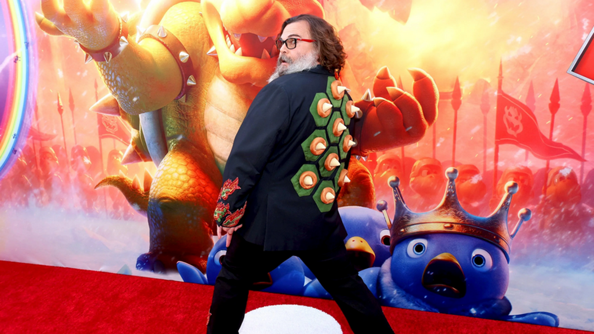 What a VIEW. #supermariomovie #nintendo #jackblack