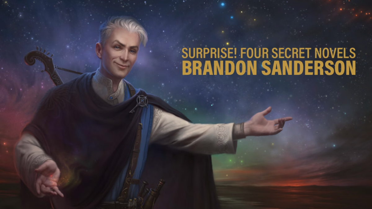Author Brandon Sanderson had one more surprise for fans up his sleeve