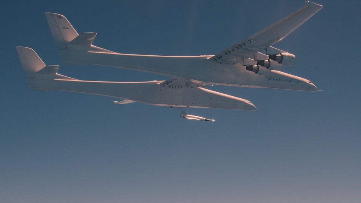 Stratolaunch Releases Test Aircraft From World's Largest Plane