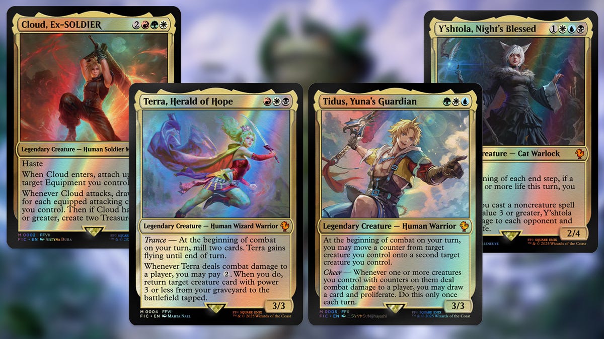 How To Pick The Right Commander Deck For Magic The Gathering's Final Fantasy Set